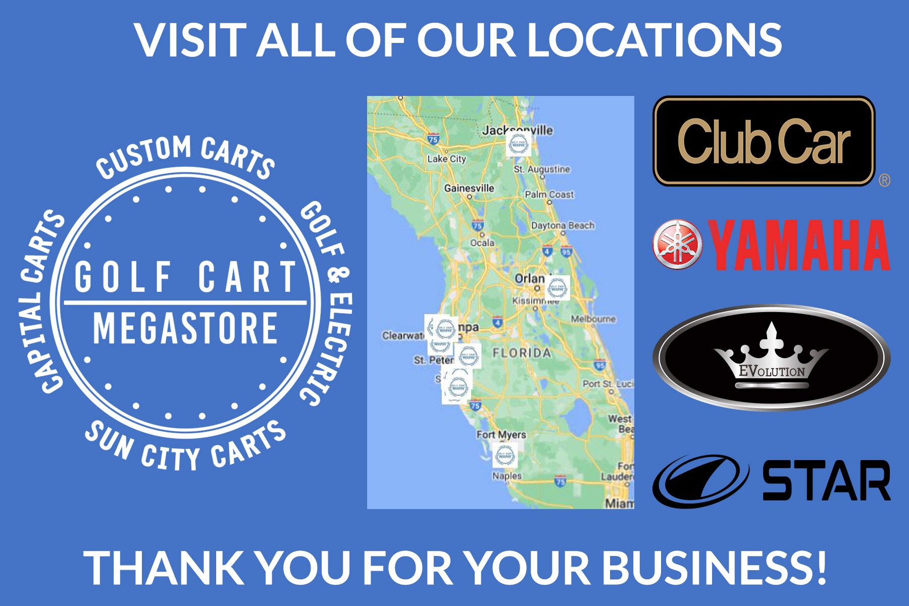 Visit all of our locations