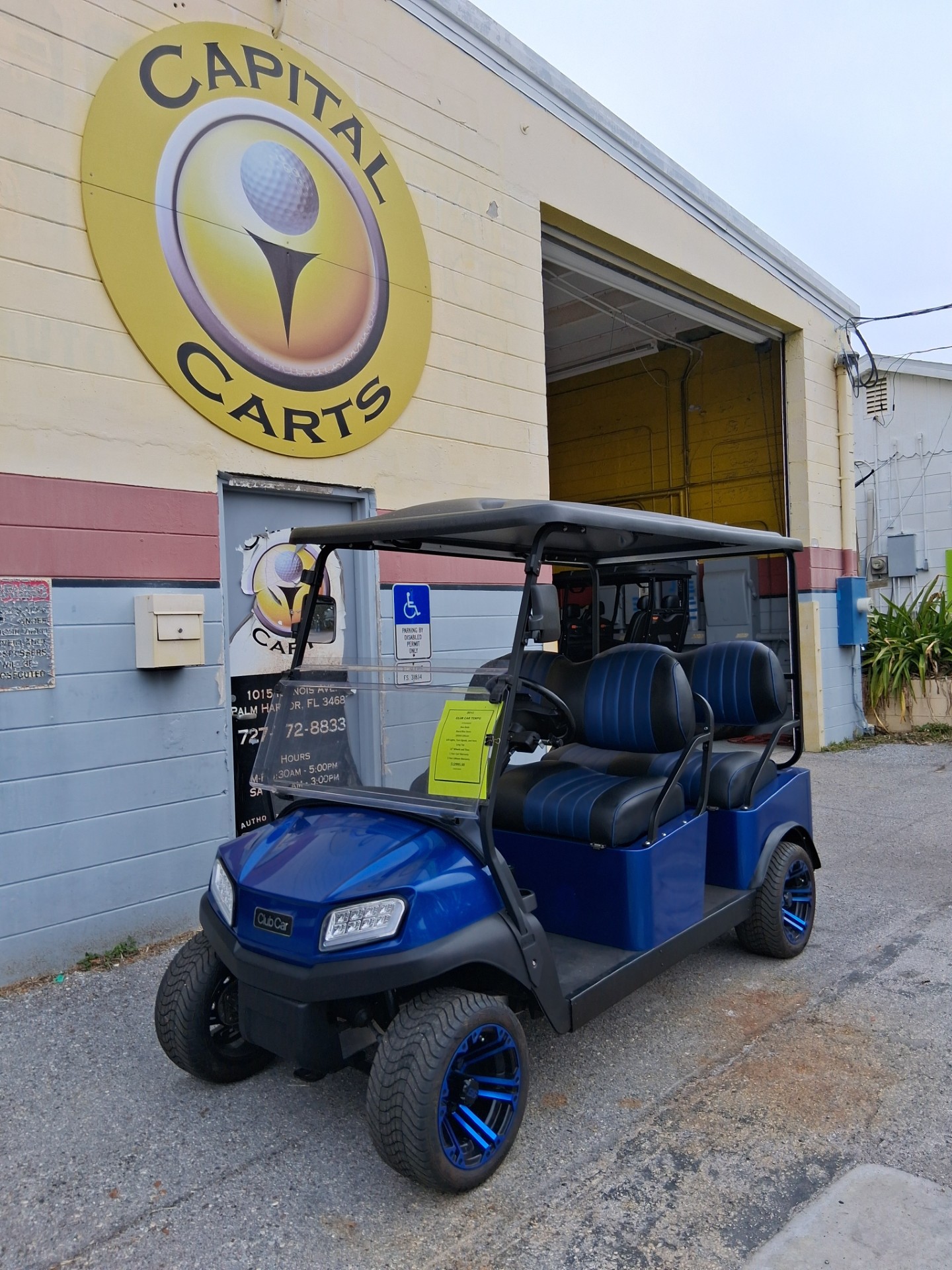 2015 Refurbished Club Car Tempo 4 Passenger Lithium